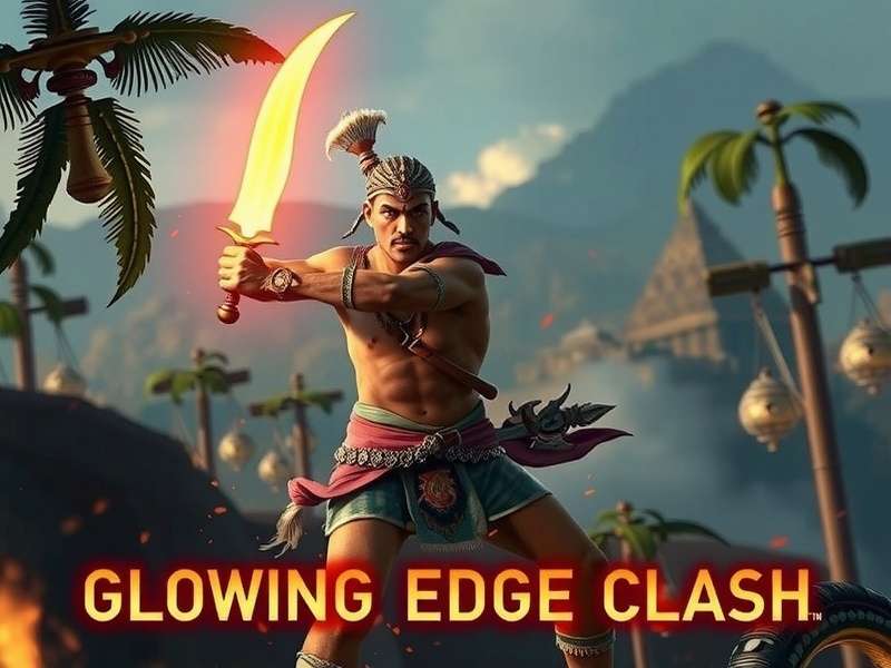 Glowing Edge Clash Gameplay - Kalaripayattu Combat in Kerala Backwaters with Glowing Edge Blade